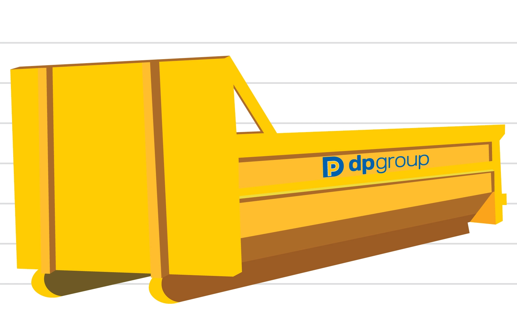 The DP Group, Skip Hire Company Stoke - 20 Yard Roll on Roll of Skip Hire