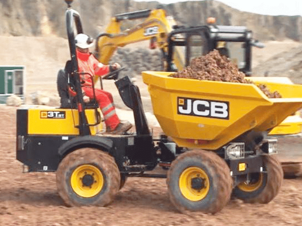3 Ton Dumper Hire from £100.00 - Staffordshire & Cheshire Plant Hire